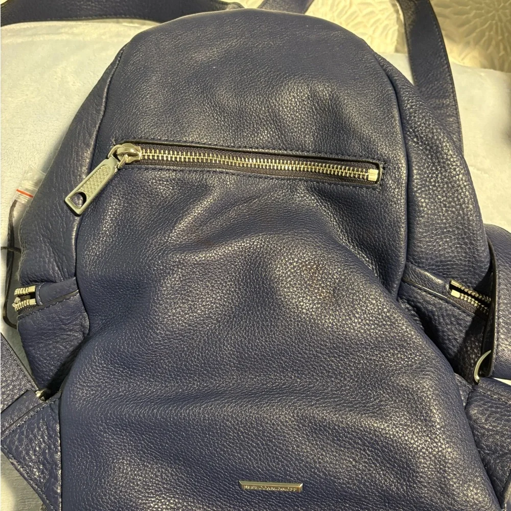 Rebecca Minkoff Navy Blue Backpack - Picture 3 of 11